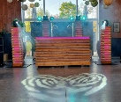 DJ Huren, Beneden Sas, Zaal Akkermans in De Heen, Two Discjockeys Drive in Shows