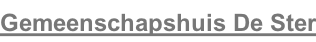 Gemeenschapshuis De Ster